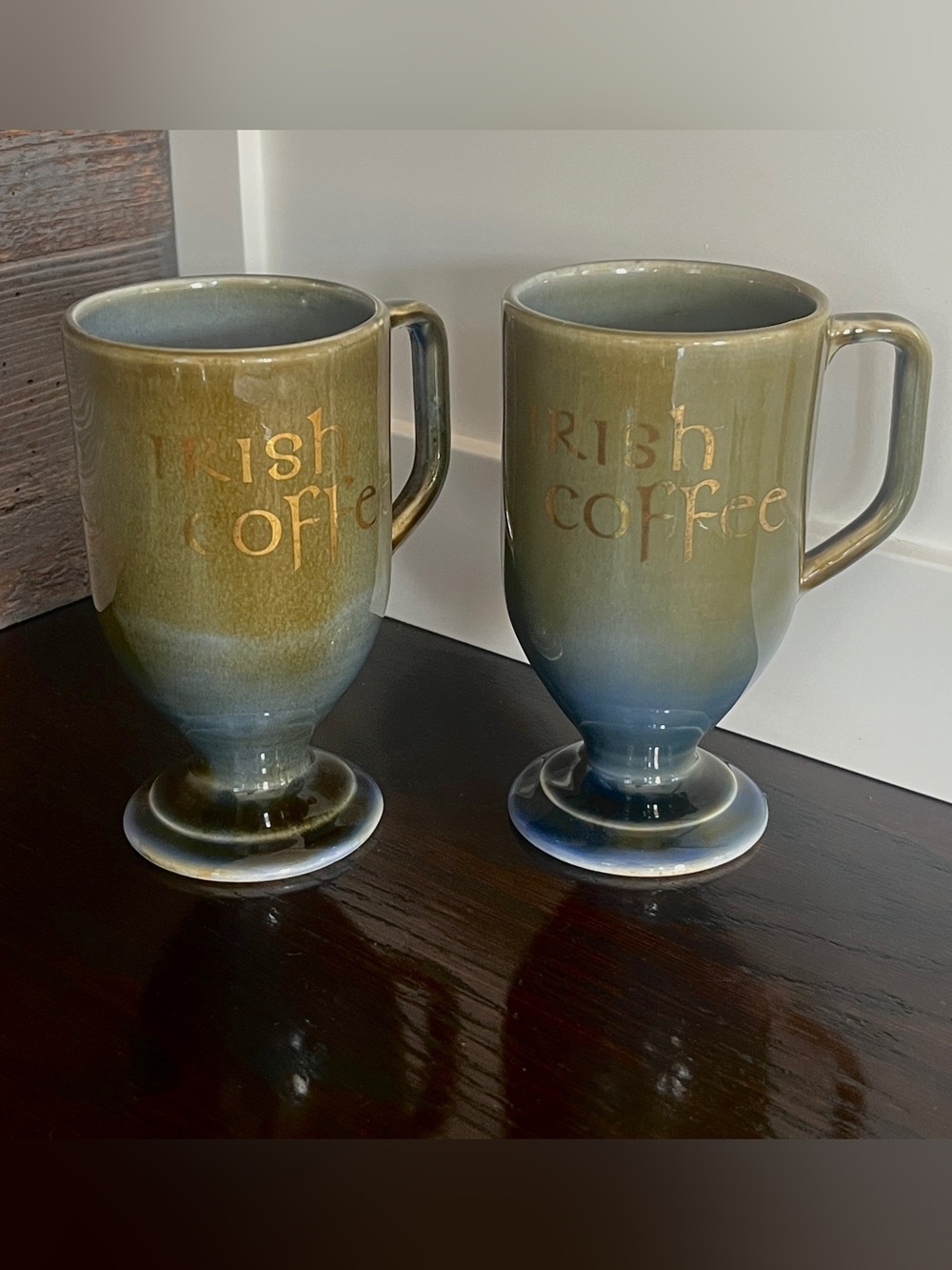 Wade Irish Porcelain Pedestal Mugs